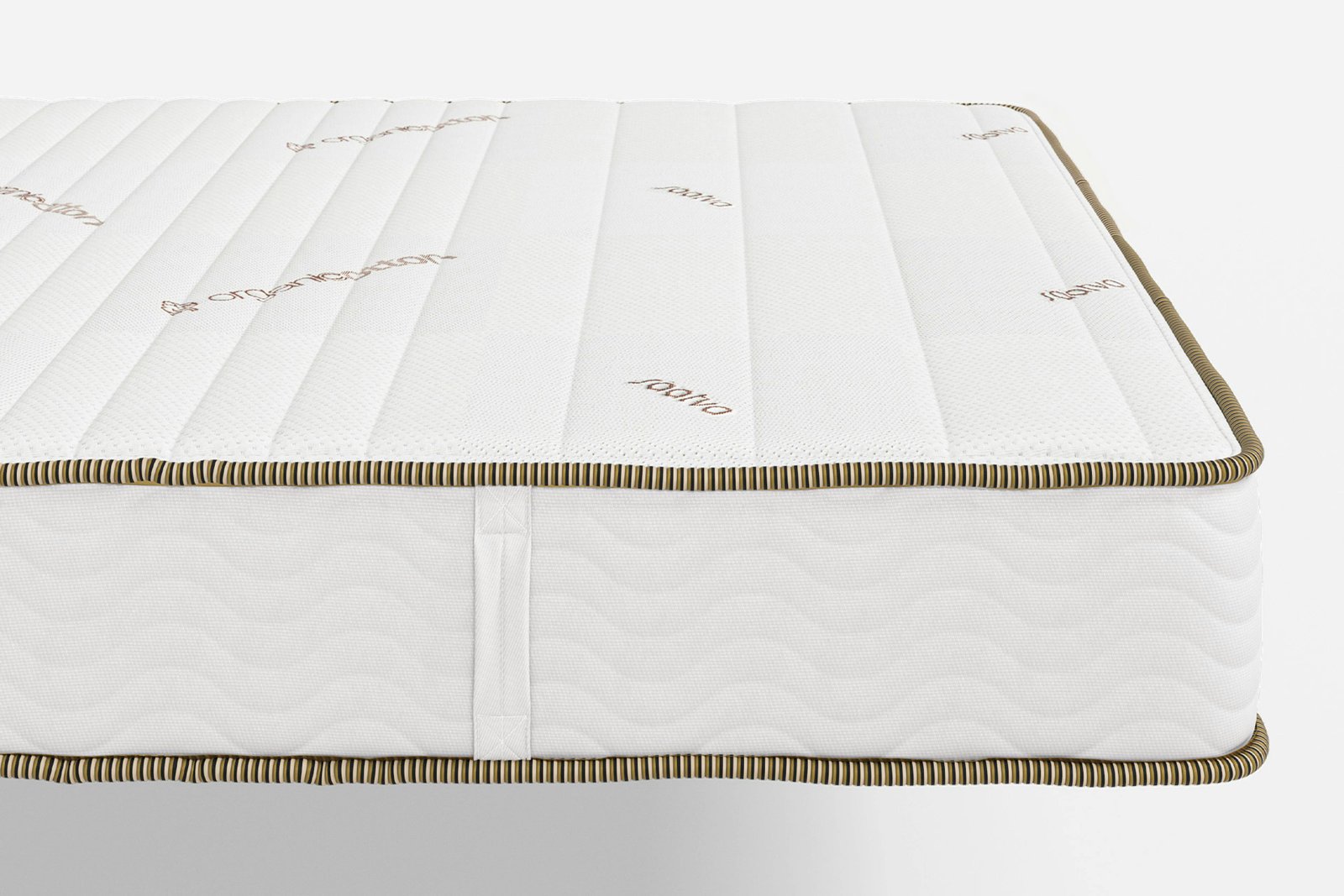 Close-up corner detail of Zenhaven Latex Mattress